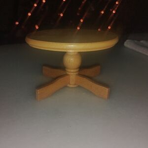 Round Wooden Table